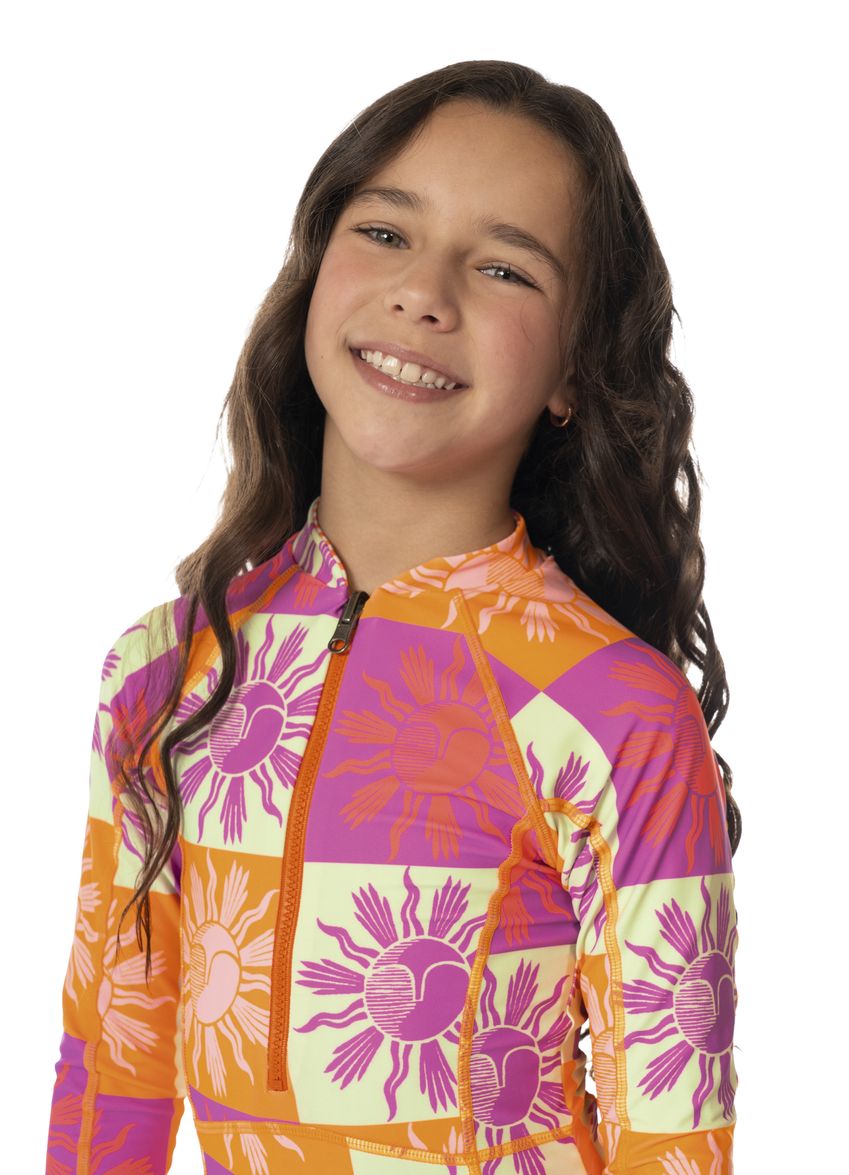 Maaji Girls Moorea Long Sleeve One Piece - Patch Play