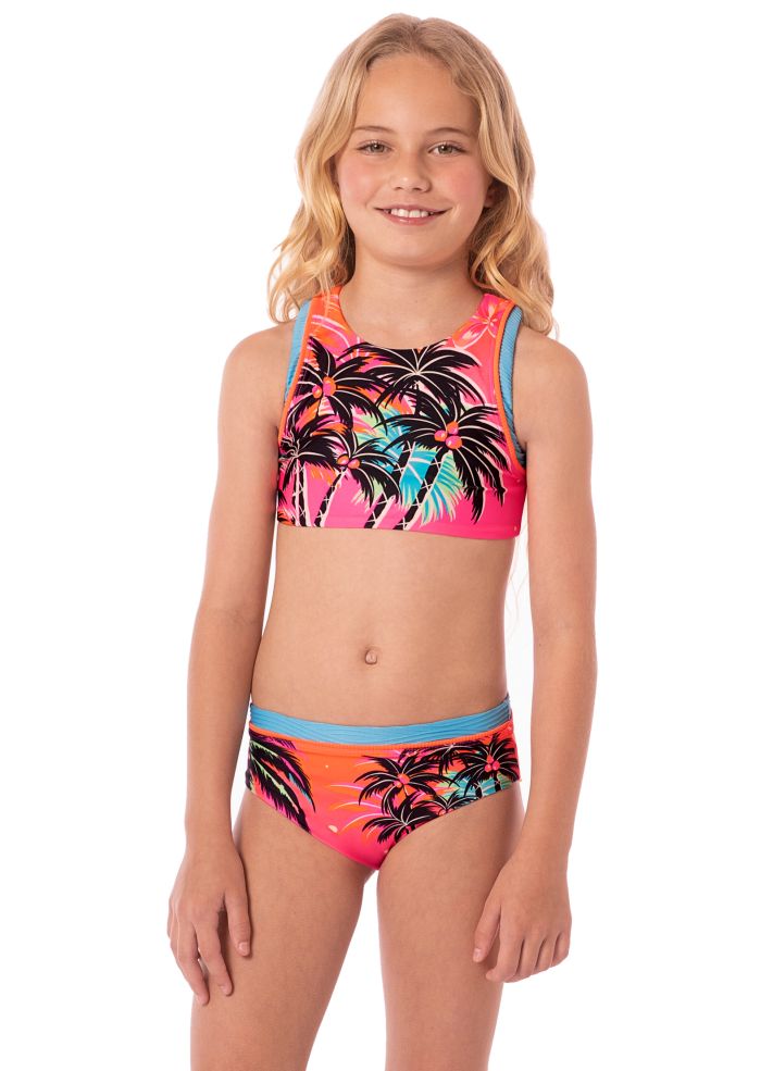 Maaji Girls Maddy Bikini Set - Electric Sunrise