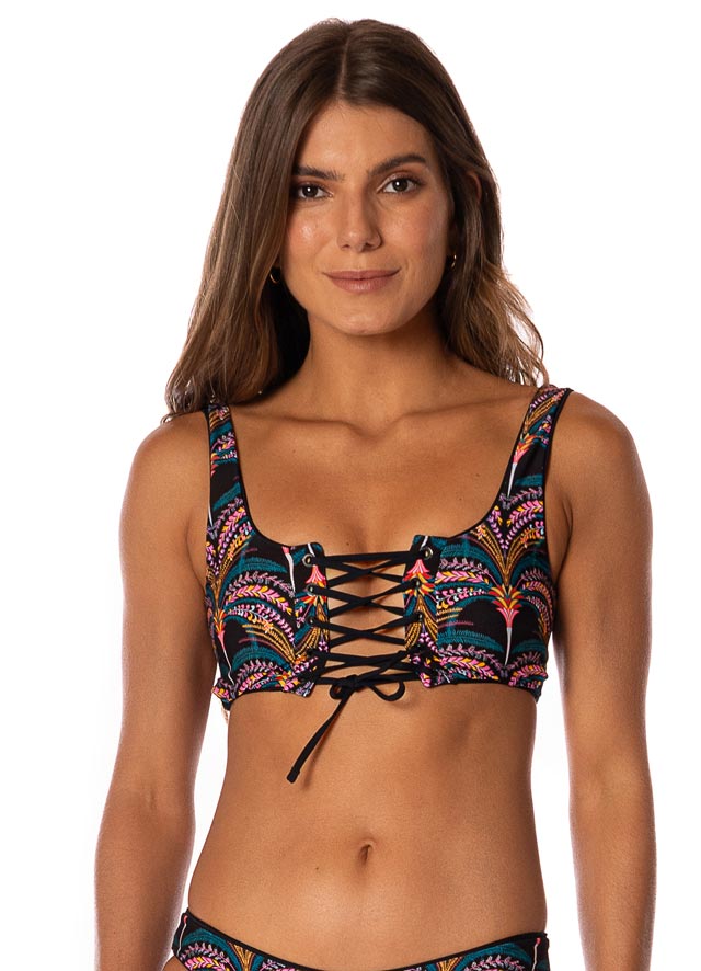 Maaji Ladies Dazzle Top - Midnight Black