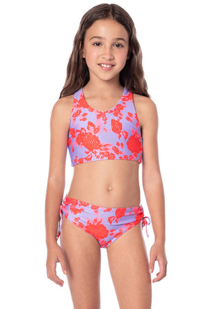 Maaji Girls Strawberry Bikini Set - Lavender Dream