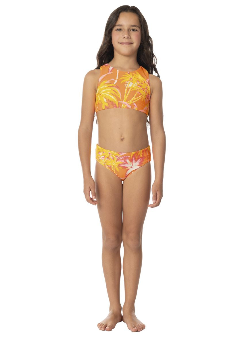 Maaji Girls Sea Star High Neck Bikini Set - Golden Swell