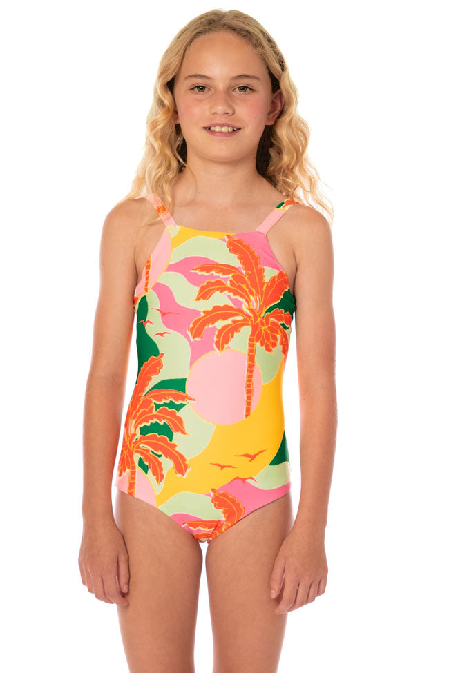 Maaji Girls Eagle Once Piece - Tropical Breeze