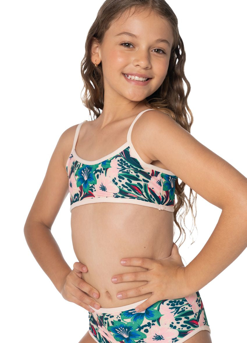 Maaji Anse Girls Swimwear - Floral Vasrsity image 3