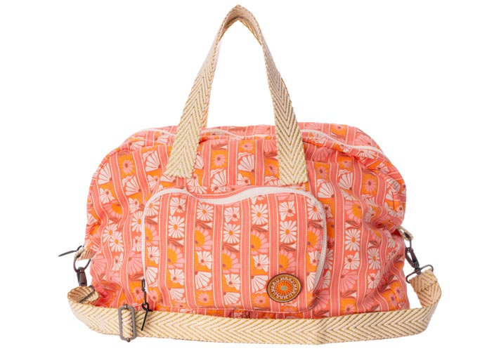Maaji Sunrise Packable Weekender - Peach Flowers