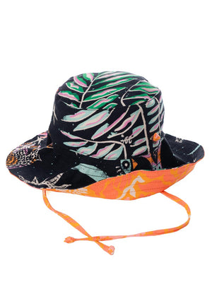 Maaji Luca Reversible Wide Brim Hat - Jaguar Jungle