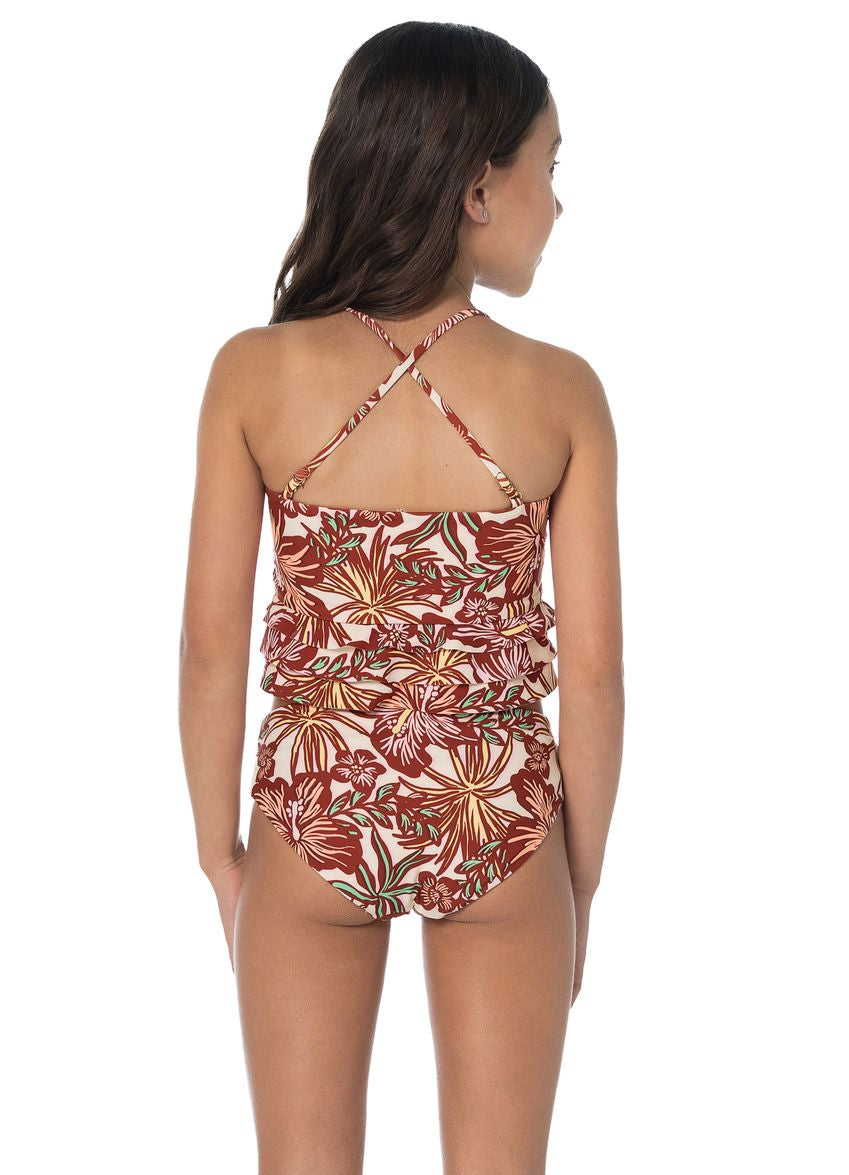 Maaji Wavelet Girls Swimwear - Tropical Heat image 2