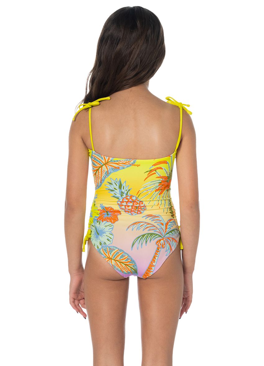 Maaji Luminsea Girls Swimwear - Palm Fiesta image 2
