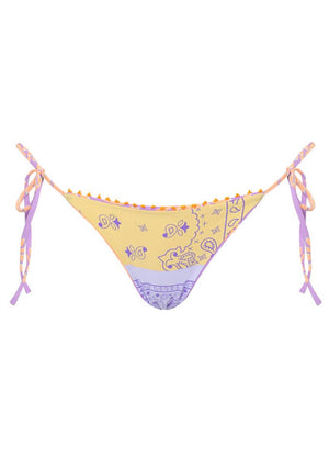 Maaji Sunning Tie Side Bottoms - Lilac Ferns