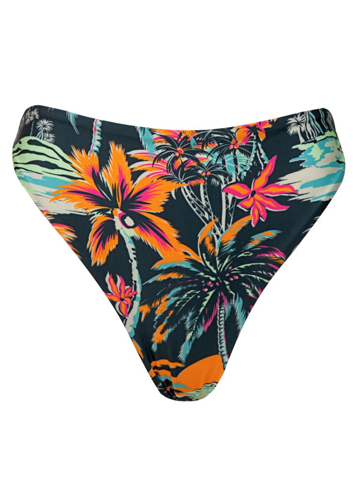 Maaji Delphi High Rise Bikini Bottom - Funky Fiesta