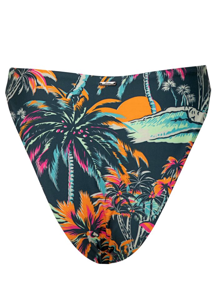 Maaji Delphi High Rise Bikini Bottom - Funky Fiesta