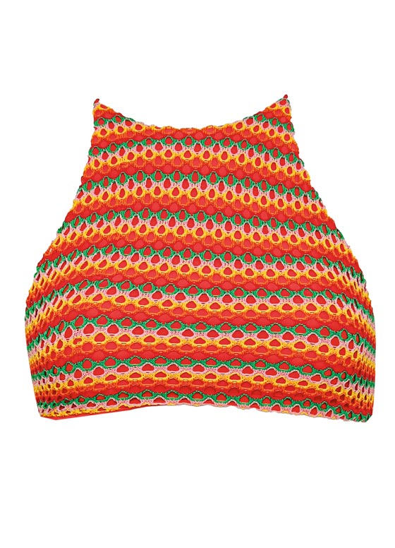 Maaji Ladies Babydoll Top - Jamaican Tropics