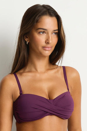 Sea Level Twist Bandeau - Essentials Edit