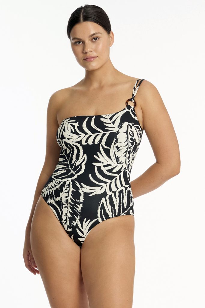 Sea Level One Shoulder Ring One Piece - Jungle Book
