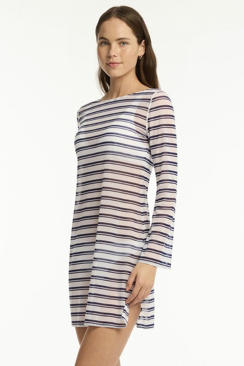 Sea Level Biarritz Mesh Short Dress - Biarritz