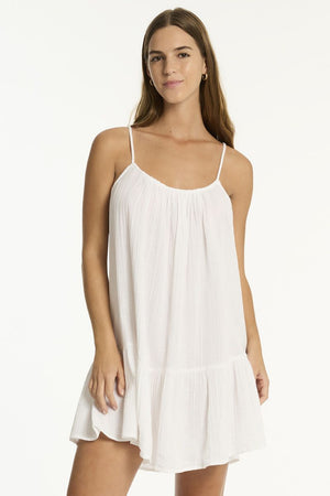 Sea Level Short Sundress - Sunset