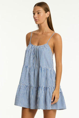 Sea Level Tie Back Short Swim Dress - Boathouse
