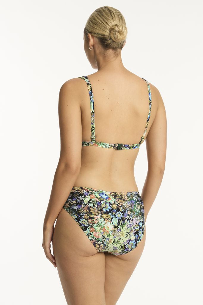 Sea Level Mid Bikini Pant - Wildflower