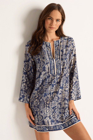 Monte & Lou Mini Kaftan - Sonoma