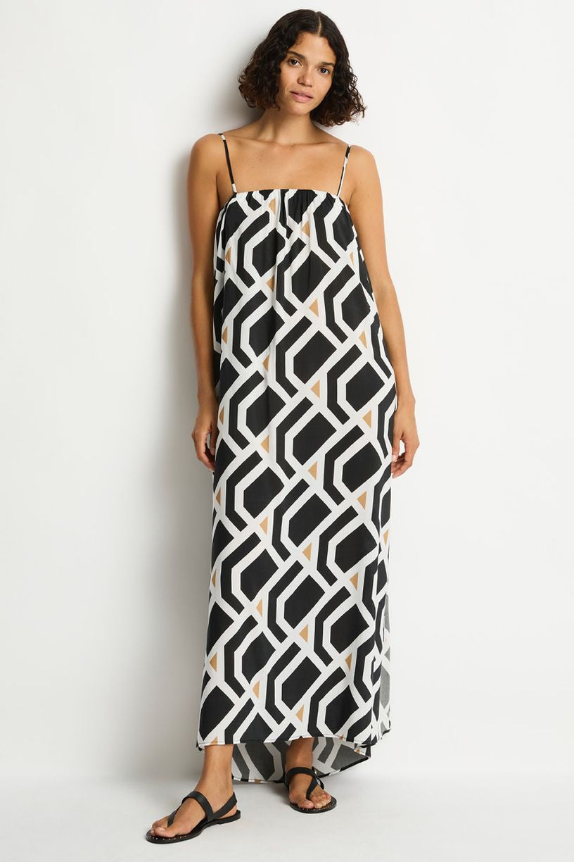 Sea Level Bandeau Maxi Dress - Costa