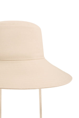 Seafolly Tie Up Bucket Hat - Ecru