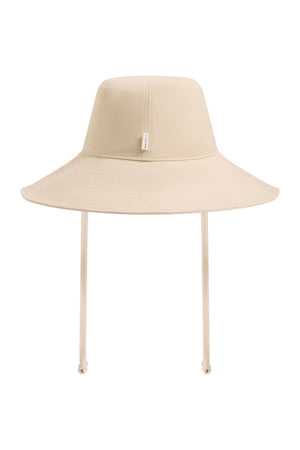 Seafolly Tie Up Bucket Hat - Ecru