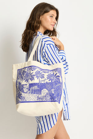 Sea Level Beach Tote Bag - Jungle
