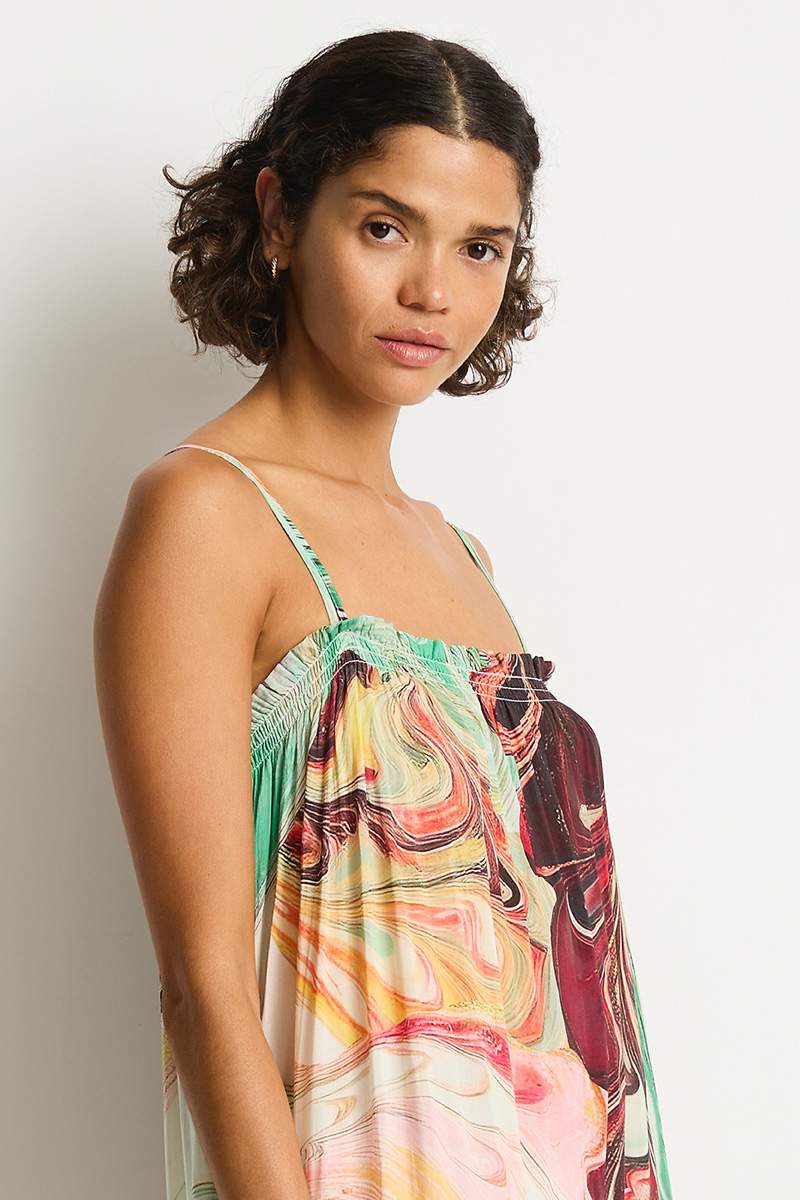 Sea Level Maxi Bandeau Dress - Abyss