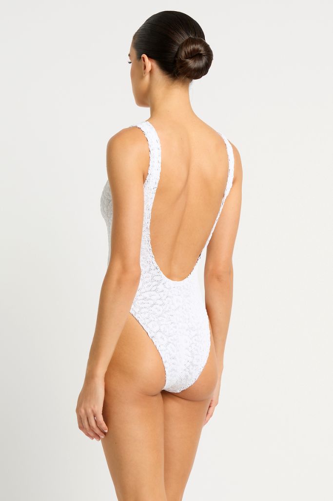 Bond-eye Mara One Piece - Optic White Leopard