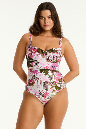 Sea Level Twist Front Multifit One Piece - Isla