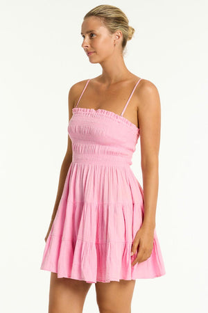 Sea Level Short Bandeau Dress - Sunset