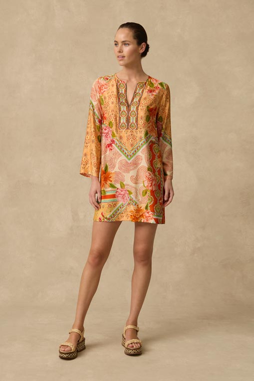 Monte & Lou Mini Kaftan - Rhiannon