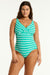 Sea Level Cross Front Multifit One Piece - Biarritz