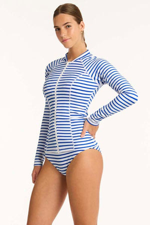 Sea Level Long Sleeved Rash Vest - Amalfi