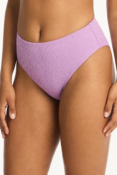 Sea Level Retro High Waist Pant - Interlace