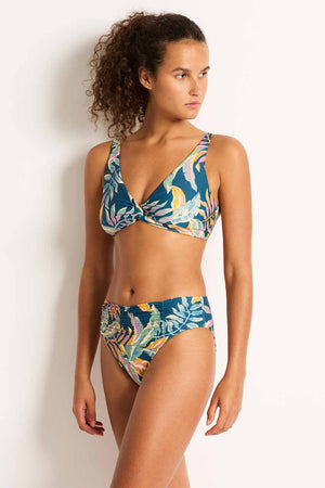 Monte and Lou Multi Fit Twist Crop - Huahine