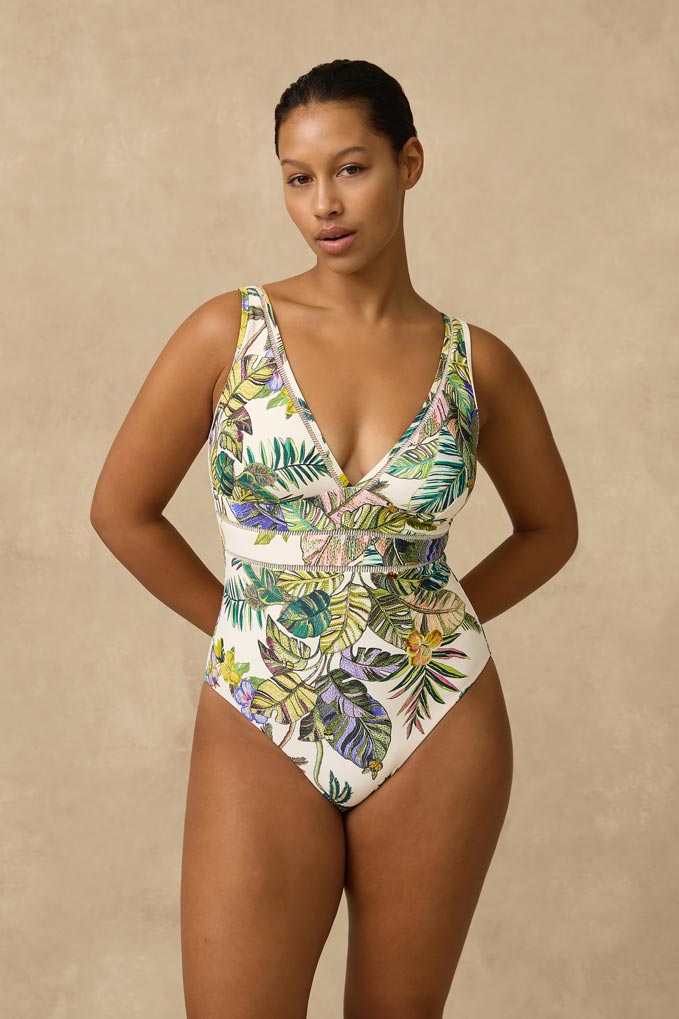 Monte & Lou Multi Fit V One Piece - Catalina