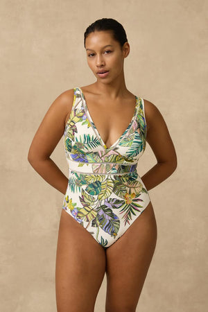 Monte & Lou Multi Fit V One Piece - Catalina
