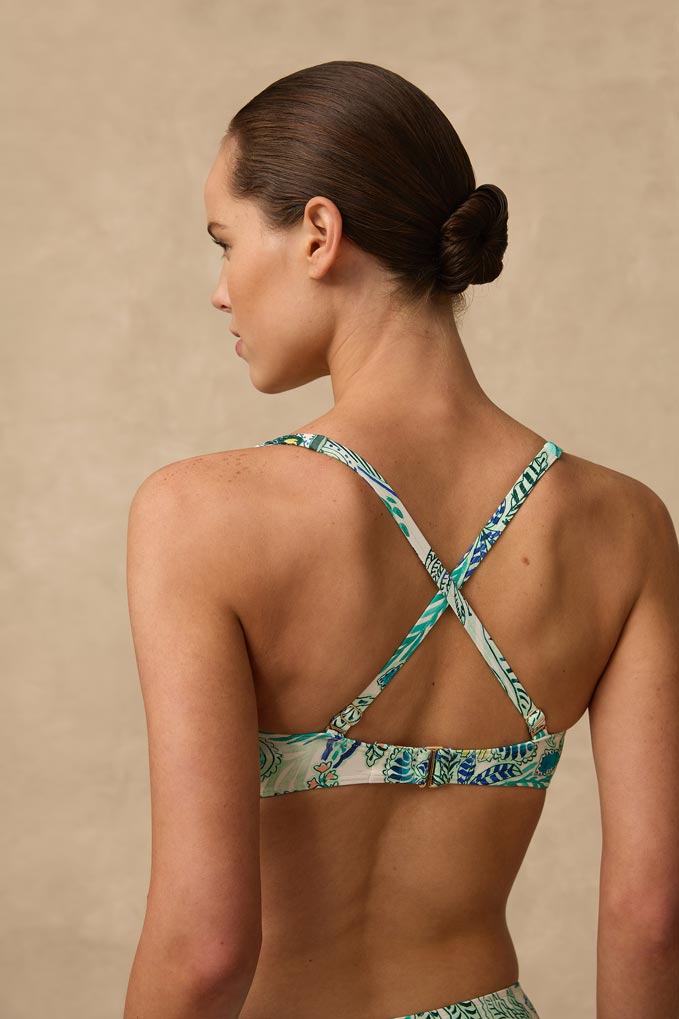 Monte & Lou Multi Fit Twist Crop - Hydra