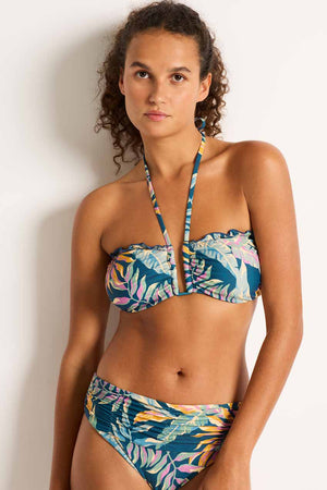 Monte and Lou Coral Edge Bandeau Up to DD/E Cup - Huahine