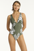 Sea Level Longline Tri One Piece - Aloha