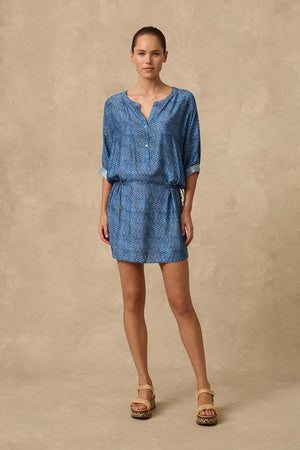 Monte & Lou 3/4 Sleeve Shirtdress - Bodhi