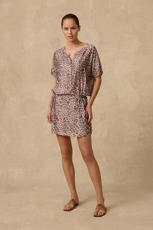 Monte & Lou Short Sleeve Shirtdress - Belle