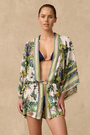 Monte & Lou Kimono Robe - Catalina