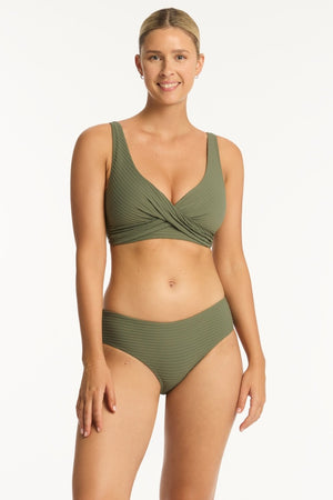 Sea Level Mid Bikini Pant - Spinnaker