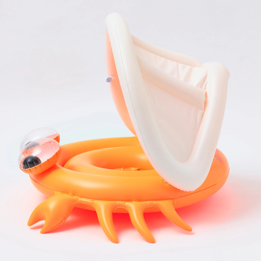 SunnyLife Baby Float Sonny the Sea Creature - Neon Orange