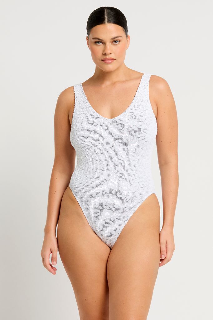 Bond-eye Mara One Piece - Optic White Leopard