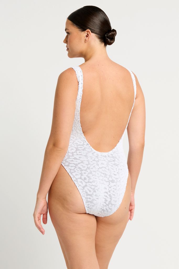 Bond-eye Mara One Piece - Optic White Leopard