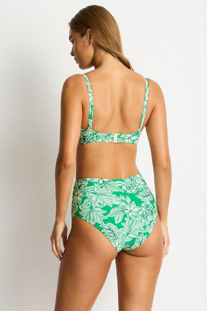 Sea Level High Waist Gathered Tie Side Pant - Palmera