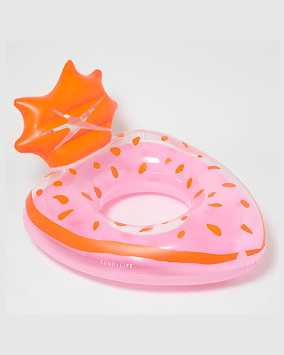 SunnyLife Luxe Tube Pool Ring - Strawberry