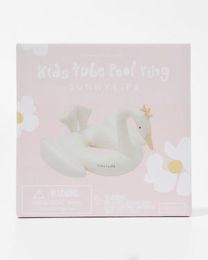 SunnyLife Kids Tube Pool Ring - Princess Swan